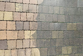 Nasza usługa mycia kostki brukowej obejmuje